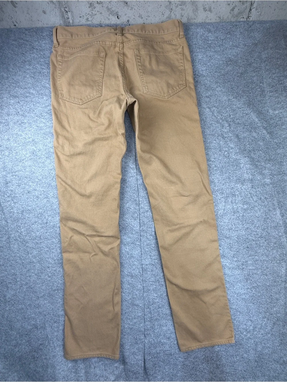Straight Leg Pants J.Crew Factory Sutton Tan Corded Cotton Mens 32x34